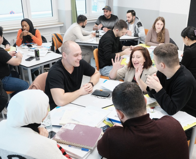 Unterrichtsszene-Integrationskurse-deutsch